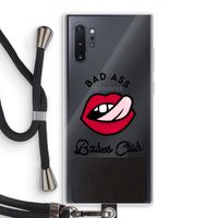 Badass Babes Club: Samsung Galaxy Note 10 Plus Transparant Hoesje met koord