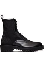 Valentino Garavani bottines Toile Iconographe en cuir - Noir - thumbnail