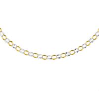 TFT Collier Bicolor Goud Jasseron 4,5 mm x 43 cm - thumbnail