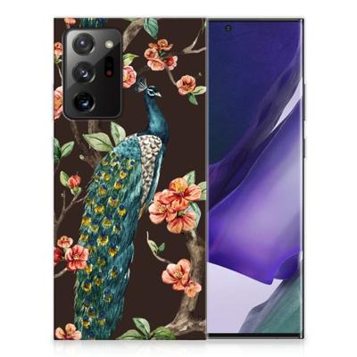 Samsung Galaxy Note20 Ultra | TPU Hoesje | Pauw met Bloemen
