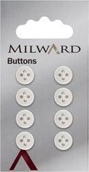 Milward Knoop Wit 10mm (8 stuks)