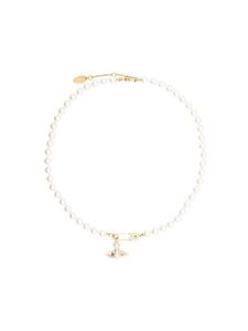 Vivienne Westwood collier à perles Orb - Tons neutres