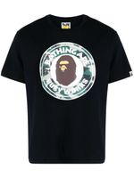 A BATHING APE® t-shirt à logo imprimé - Noir - thumbnail