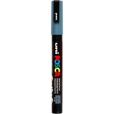 Uni-Posca Posca marker, afm pc-3m, lijndikte 0,9-1,3 mm, fijn, slate grey, 1 stuk