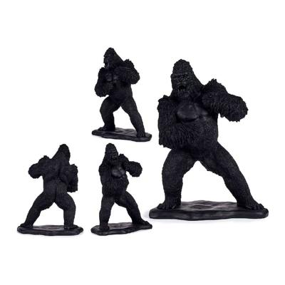 Decoratieve figuren Gift Decor XS210426 XS210426 Zwart Gorilla 25,5 x 56,5 x 43,5 cm