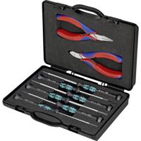 Knipex 00 20 18 Gereedschapsset Electricien Incl. koffer 8-delig Knipex 00 20 18 Gereedschapsset Electricien Incl. koffer 8-delig