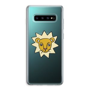 Kleine leeuw: Samsung Galaxy S10 Plus Transparant Hoesje