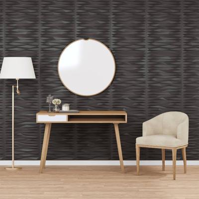 VidaXL 12 st wandpanelen steen 3 m² 50x50 cm xps zwart