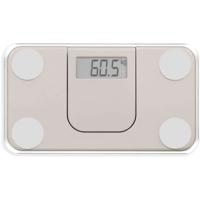 Mini elektronische weegschaal - LIVOO - DOM532C - Max. 180 kg - LCD - Gehard glas - Automatisch aan/uit - Crème