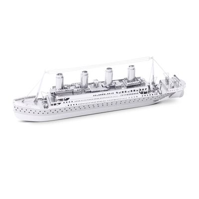 Eureka metal earth titanic ship zilver editie