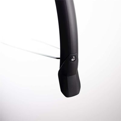 Eurofender Voorspatbord 28" lampo 58 mm breed - mat zwart
