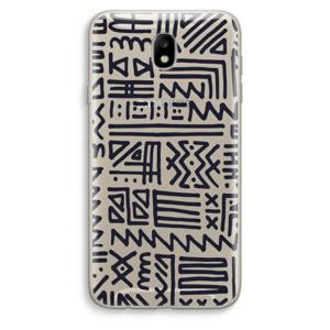 Marrakech print: Samsung Galaxy J7 (2017) Transparant Hoesje