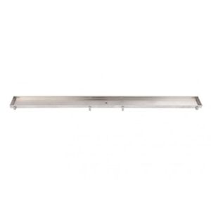 Tegelinlegrooster Brauer RVS Omkeerbaar tbv Douchegoot STD/W/PS 200x7 cm Inclusief Afstandhouders Brauer