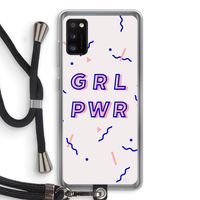 GRL PWR: Samsung Galaxy A41 Transparant Hoesje met koord