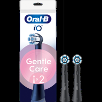 OralB iO Gentle Care Zwart, Originele vervangende ronde opzetborstels, 2 bij Jumbo