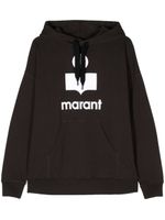 MARANT hoodie Miley à logo imprimé - Noir - thumbnail