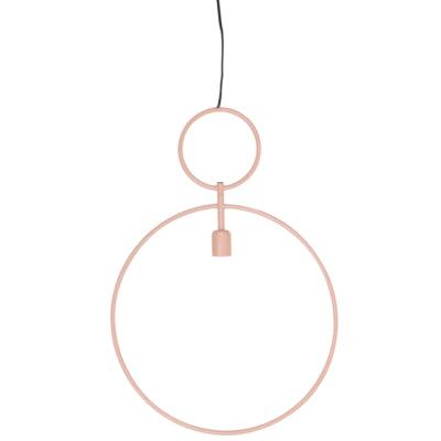 Dorina Light en living hanglamp oud roze 70 cm | 6 stuks