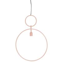 Dorina Light en living hanglamp oud roze 70 cm | 6 stuks