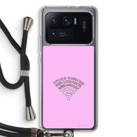 Home Is Where The Wifi Is: Xiaomi Mi 11 Ultra Transparant Hoesje met koord