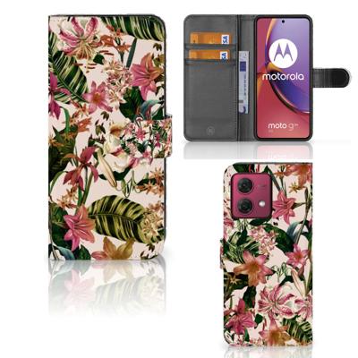 Motorola Moto G84 Hoesje Flowers Motorola Moto G84 Hoesje Flowers