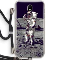 Spaceman: Samsung Galaxy J7 (2017) Transparant Hoesje met koord