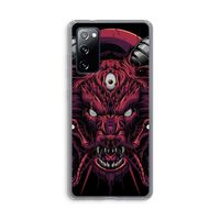 Hell Hound and Serpents: Samsung Galaxy S20 FE / S20 FE 5G Transparant Hoesje Hell Hound and Serpents: Samsung Galaxy S20 FE / S20 FE 5G Transparant Hoesje