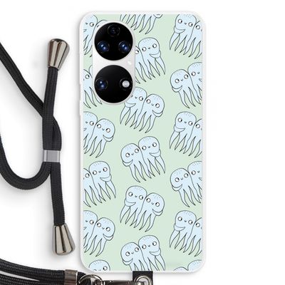 Octopussen: Huawei P50 Transparant Hoesje met koord