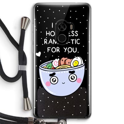 I'm A Hopeless Ramen-Tic For You: Xiaomi Mi Mix 2 Transparant Hoesje met koord