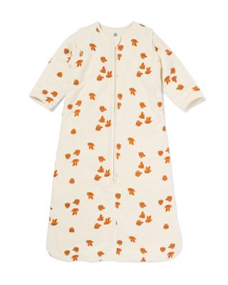 051 Slaapzak Met Afneembare Mouwen Katoen 3.0tog Uiltjes Beige (beige)
