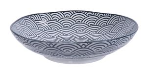 Tokyo Design Studio - Nippon Black - Diep Pastabord - Golven - 21 x 5.2cm