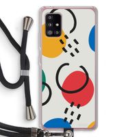 Illustratieve pop 3: Samsung Galaxy A51 5G Transparant Hoesje met koord