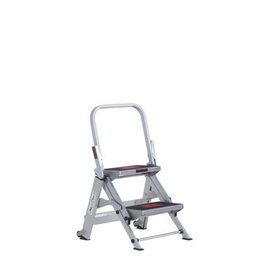 Altrex trap - Safety Step - enkel oploopbaar - max. werkhoogte 2,45 m - 2 treden &apos;extra groot&apos;