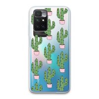 Cactus Lover: Xiaomi Redmi 10 Transparant Hoesje