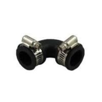 Air Aqua Flexibele Rubber Vijverbocht 90° 20mm - Robuuste Installatie, Weerbestendig & Universele Pasvorm