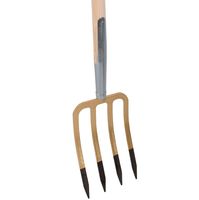 Spitvork 4-tands 85cm steel - Talentools