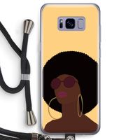 Golden hour: Samsung Galaxy S8 Transparant Hoesje met koord