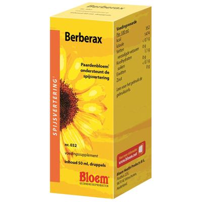 Bloem Berberax Vloeibaar Spijsvertering 50ml Bloem Berberax Vloeibaar Spijsvertering 50ml