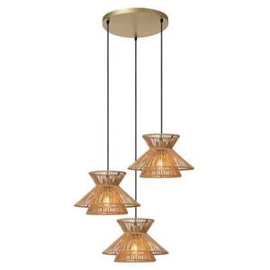 Lucide TASMAN Hanglamp 3xE27 - Naturel