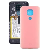 Battery Back Cover voor Motorola Moto G9 Play / Moto G9 (India) (Roze)