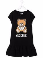 Moschino Kids robe à imprimé Toy Bear - Noir - thumbnail