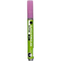 Creativ Company Glas- en porseleinstift glitter semi-dekkend - roze