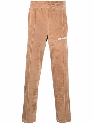 Palm Angels pantalon de jogging à bandes contrastantes - Marron