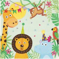 Creativ Company Servetten, feest beesten, afm 33x33 cm, 20 stuk/ 1 doos