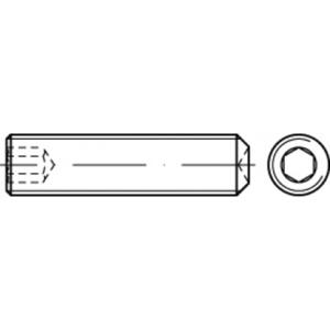 TOOLCRAFT TO-5415828 Draadpen M10 14 mm Staal Galvanisch verzinkt 200 stuk(s)