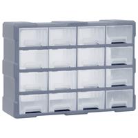 VidaXL Organiser met 16 medium lades 52x16x37 cm