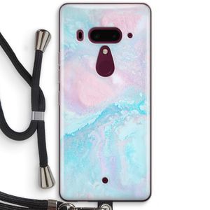 Fantasie pastel: HTC U12+ Transparant Hoesje met koord