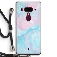Fantasie pastel: HTC U12+ Transparant Hoesje met koord