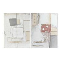 Canvas DKD Home Decor Pijnboom Canvas 90 x 3,7 x 120 cm