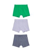 HEMA Kinderboxers - 3 Stuks Groen (groen)