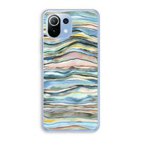 Watercolor Agate: Xiaomi Mi 11 Lite Transparant Hoesje